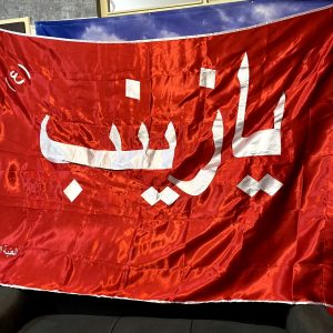 پرچم بام حرم حضرت زینب سلام الله